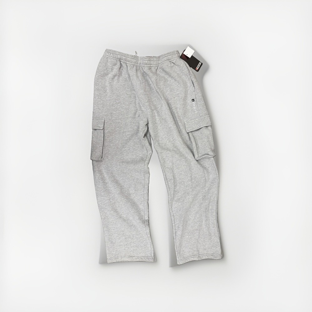 AND1 Men's Size XL Gray Cargo Sweatpants Jogger Pockets